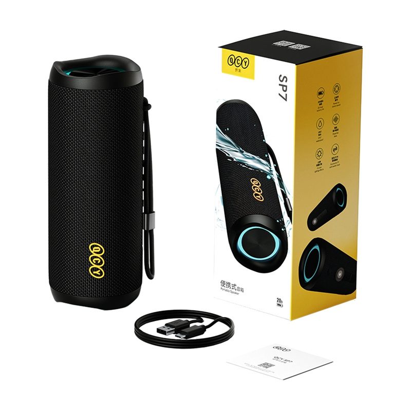 QCY SP7 wireless speaker (black) - Image 4