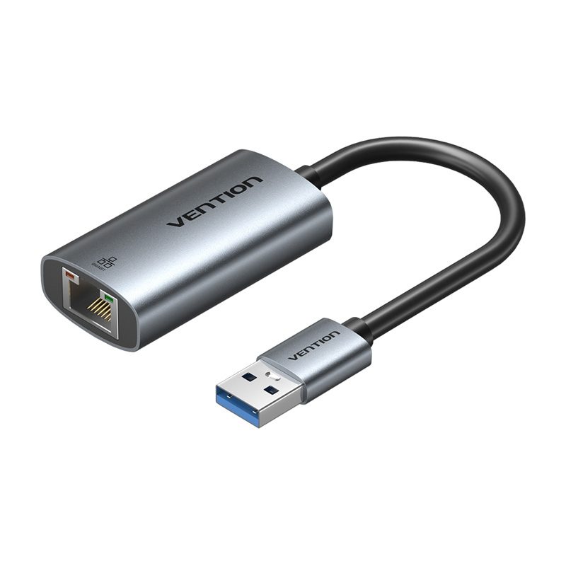 Adapter Vention USB-A do Gigabit Ethernet 0.15m - Image 2