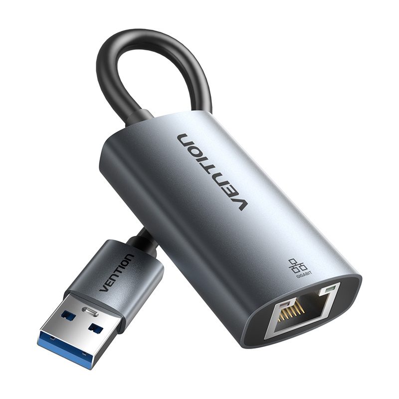 Adapter Vention USB-A do Gigabit Ethernet 0.15m - Image 3
