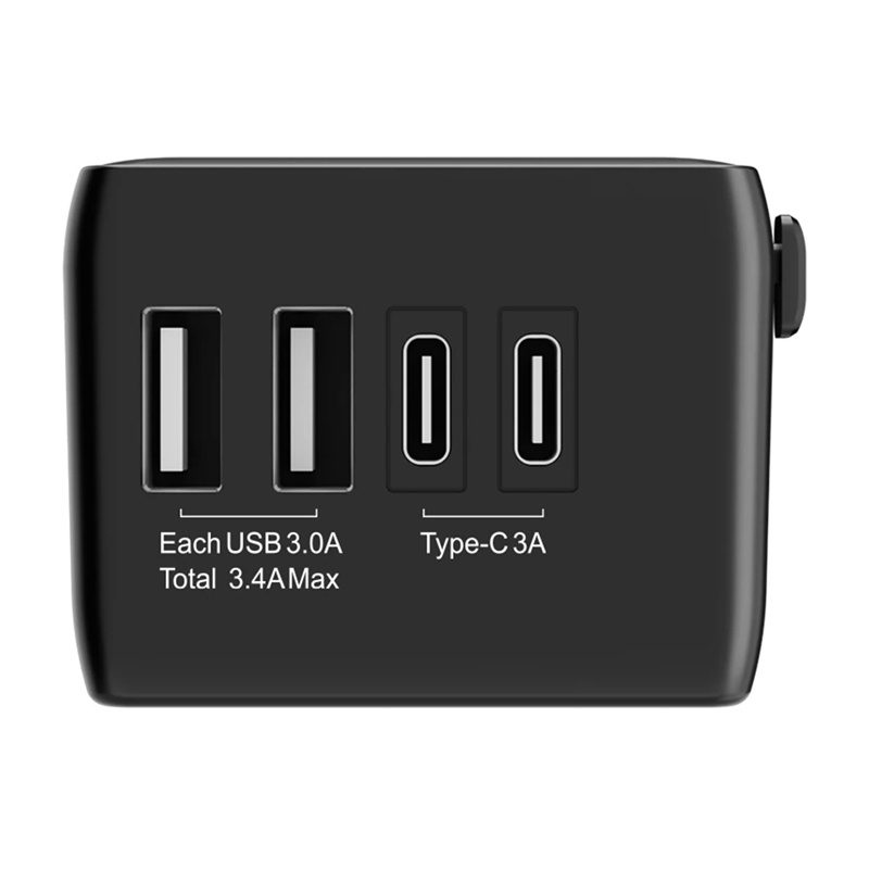 Blitzwolf BW-TA1 4-in-1 Travel Adapter 2xUSB + C + PD 20W - Image 3