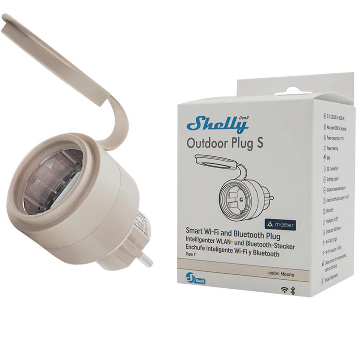 Shelly Plug S MTR Gen3 IP44 12A smart outdoor outlet - Image 5