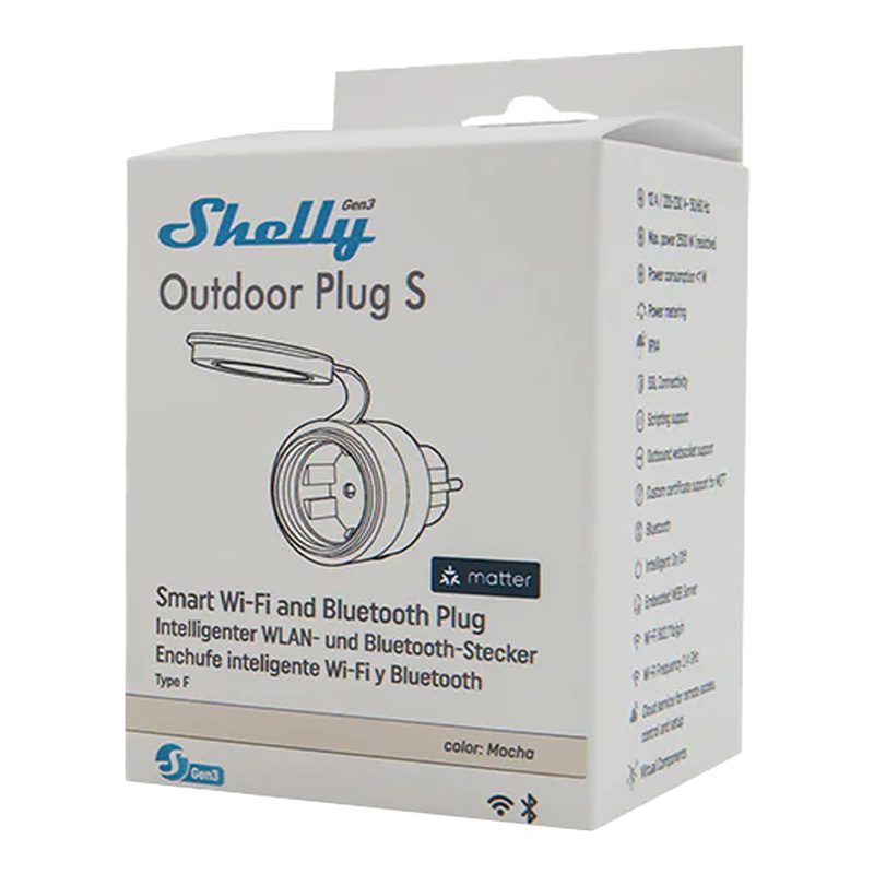 Shelly Plug S MTR Gen3 IP44 12A smart outdoor outlet - Image 4