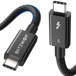 BlitzWolf BW-HDC8 240W USB-C to USB-C cable, 0,.5m (black)