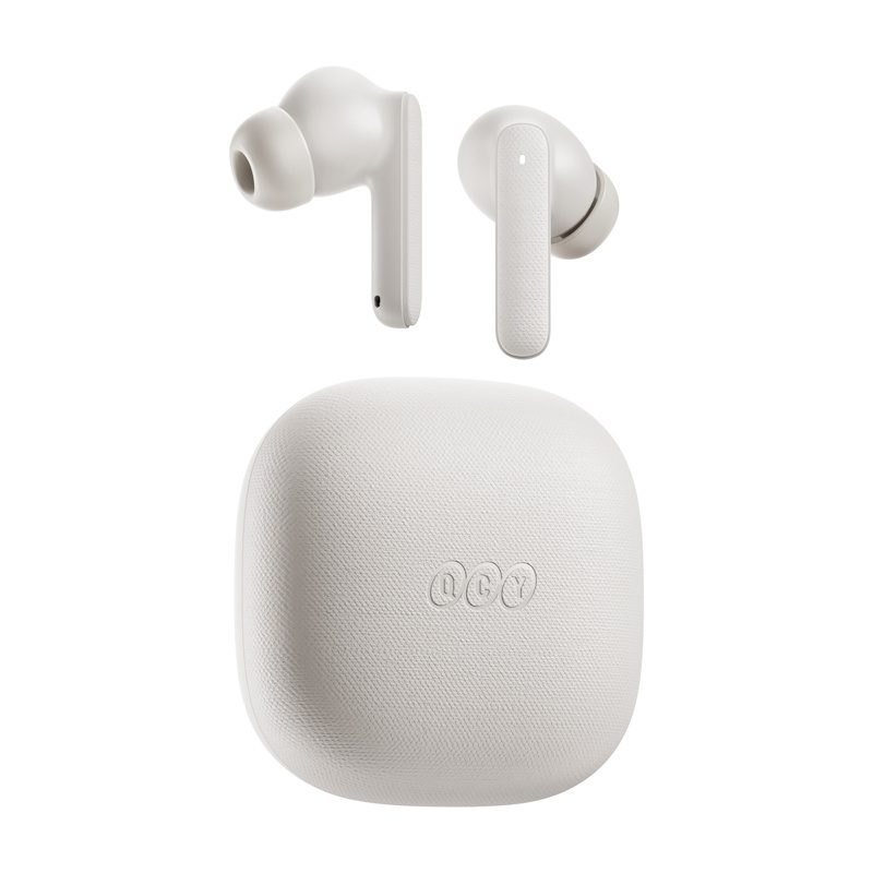 TWS QCY Buds T43 ENC Headphones (white) - Image 3