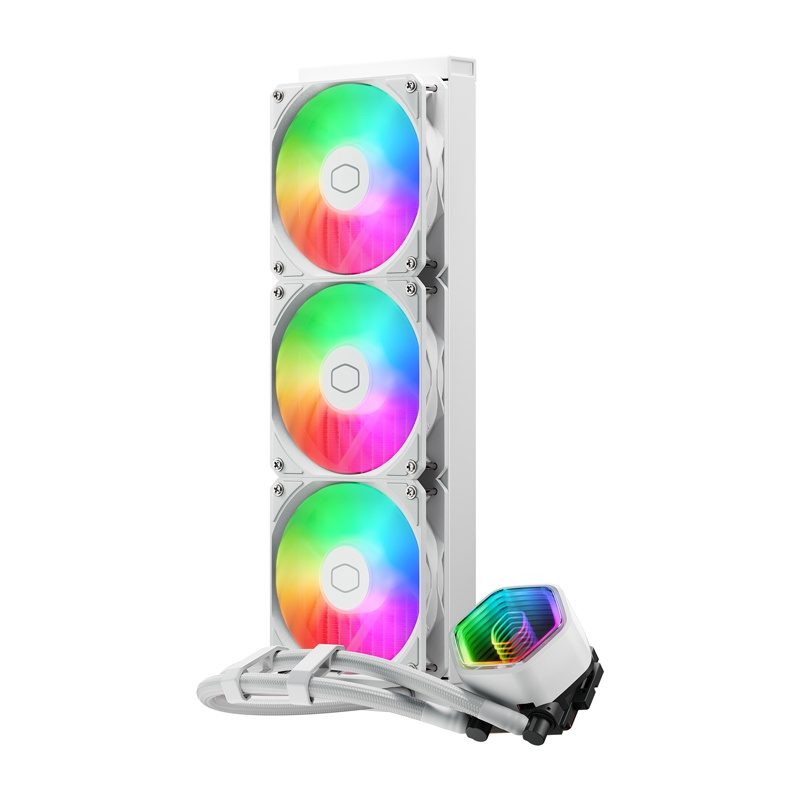 Cooler Master MasterLiquid 360 Core II ARGB water cooler (white) - Image 2