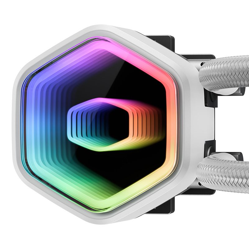 Cooler Master MasterLiquid 360 Core II ARGB water cooler (white) - Image 4