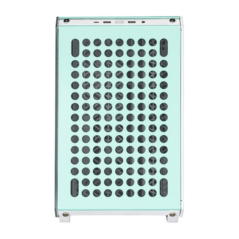 Cooler Master Qube 500 Flatpack Macaron computer case (green) - Image 2