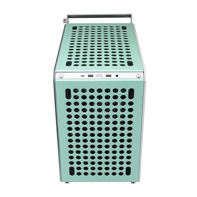 Cooler Master Qube 500 Flatpack Macaron computer case (green) - Image 4