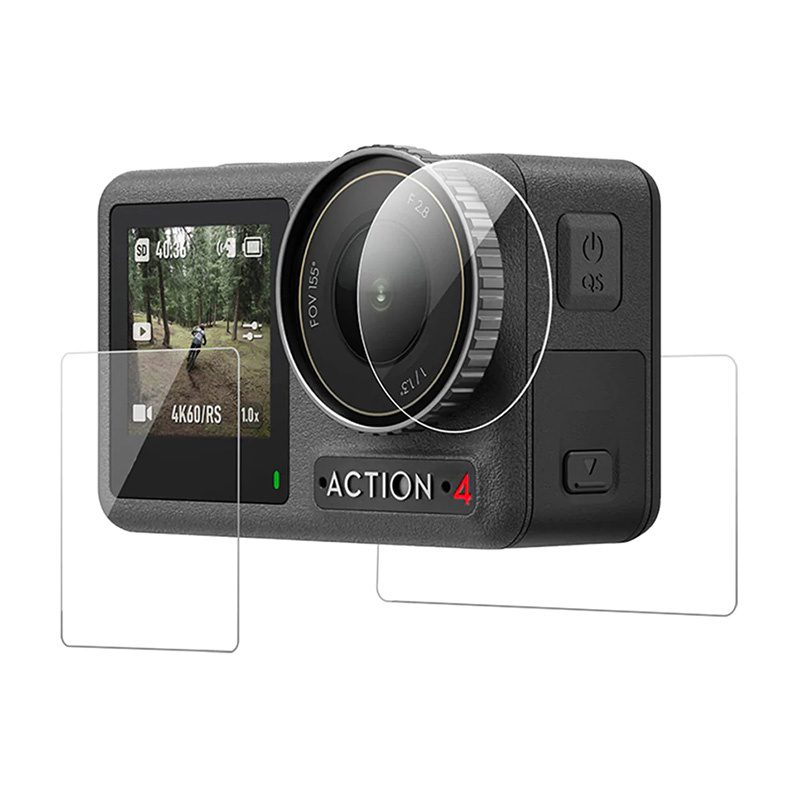TELESIN tempered glass for DJI Osmo Action 5/4/3 - Image 2
