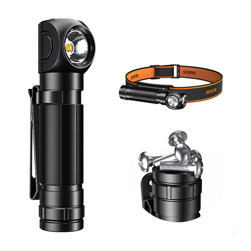 Superfire TH04-S,1000lmm USB-C headlamp flashlight - Image 2