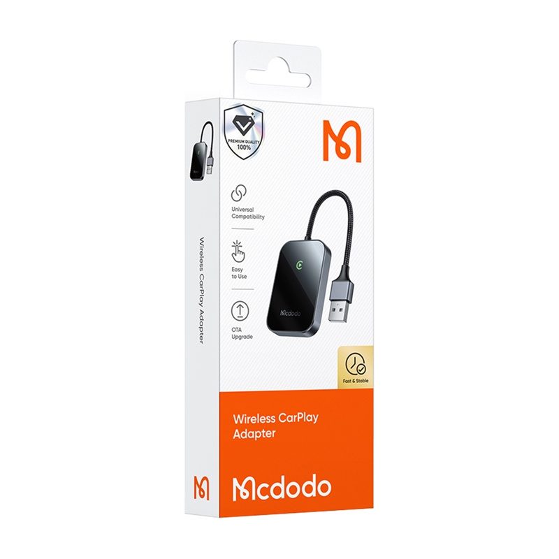 CarPlay wireless adapter with USB cable McDodo CA-7210 black - Image 5