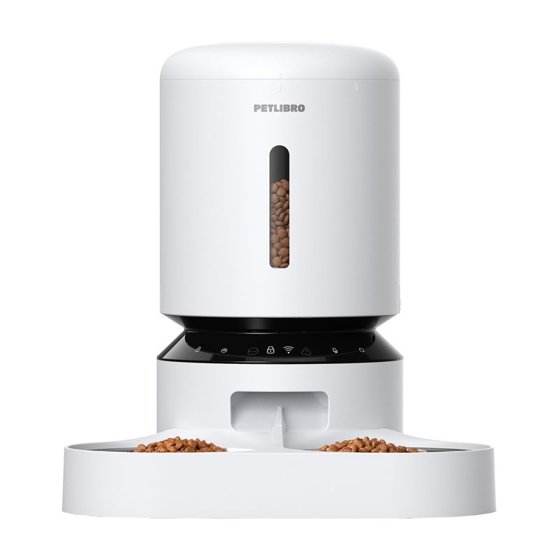 Petlibro Granary food dispenser with double bowl, Wifi, 5L(white) - Image 2