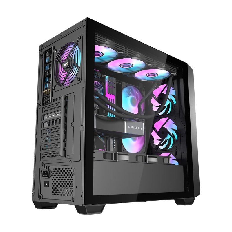 Darkflash DS900WD computer case (black) + 4 fans - Image 6