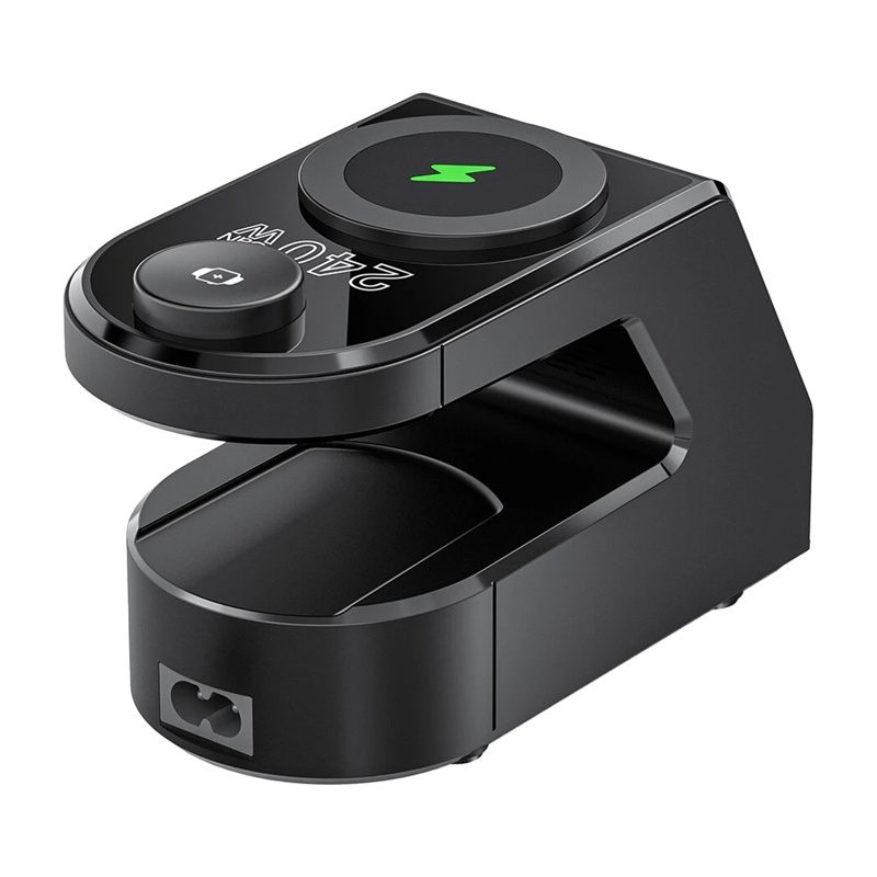 Blitzwolf BW-FW10 alarm clock with charger 2xUSB-A, 4xUSB-C, 240W - Image 3