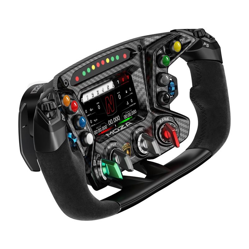 MOZA RS070 Lamborghini Essenza SCV12 Sim-Racing Steering Wheel - Image 3