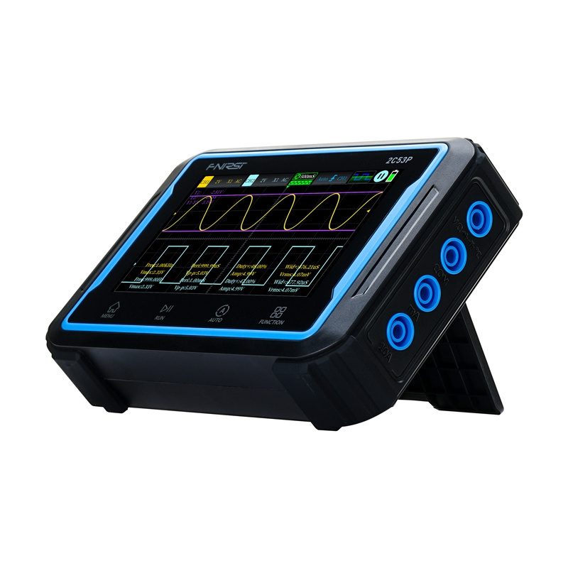Portable 3-in-1 FNIRSI 2C53P 4.3" touchscreen oscilloscope - Image 3