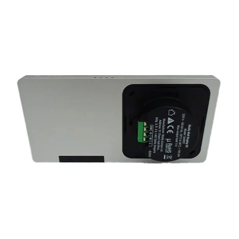 Dual Control Panel Shelly Wall Display X2 WiFi/BLU (silver) + BLU H&T - Image 3