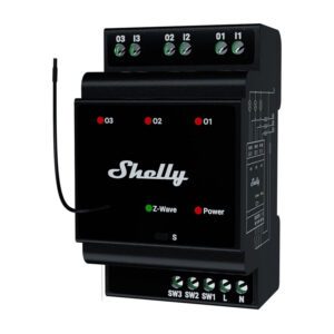 Shelly Qubino Wave Pro 3 Z-Wave 3 channel DIN rail relay