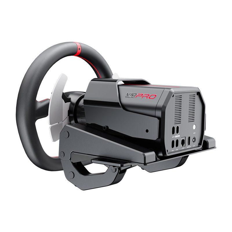PXN-V10 Pro gaming set - steering wheel + pedals + mounting clamps (PC / PS4 / Xbox One / Xbox Series X|S) - Image 4