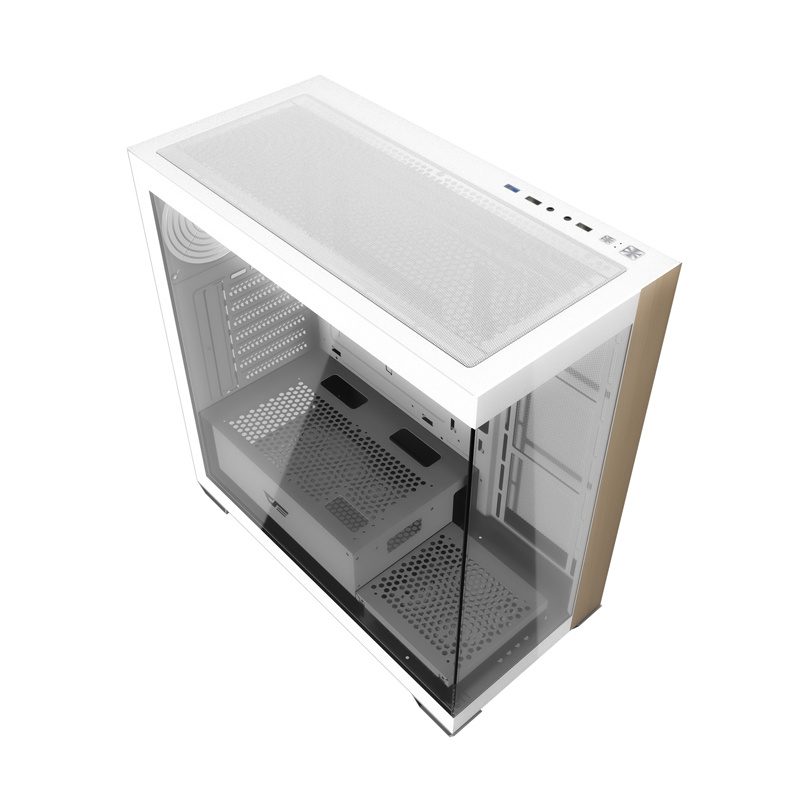 Darkflash DS900W computer case without fans (White) - Image 3