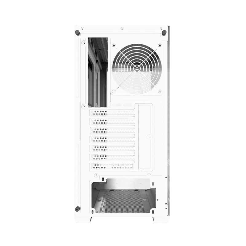 Darkflash DS900W computer case without fans (White) - Image 4
