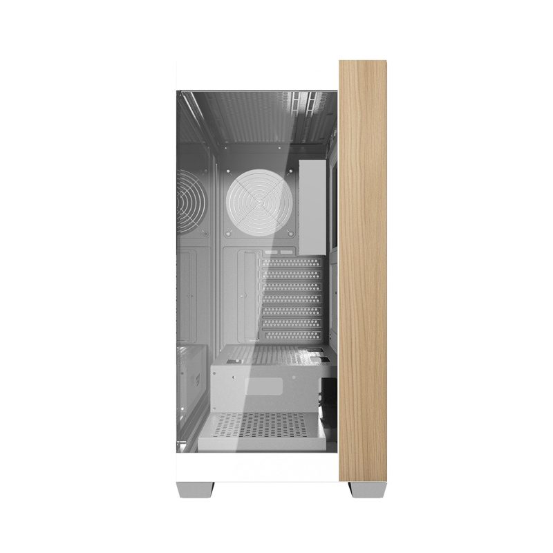 Darkflash DS900W computer case without fans (White) - Image 6