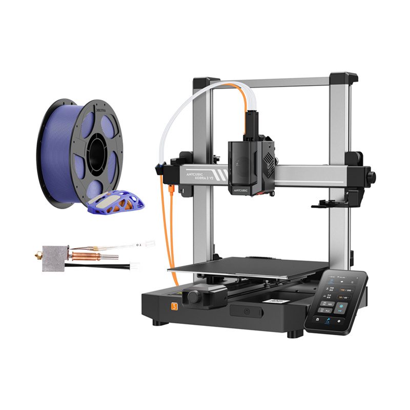 Anycubic Kobra 3 V2 Combo 3D Printer + Hotend + Filament free - Image 3