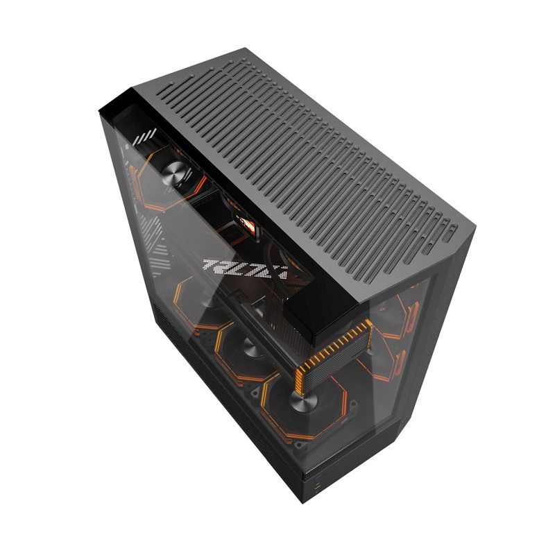 Darkflash DY460 computer case (Black) + 4 ARGB fans - Image 4