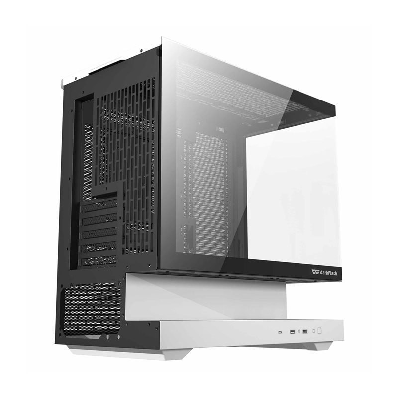 Darkflash F1 computer case (White) + 6 ARGB fans - Image 5