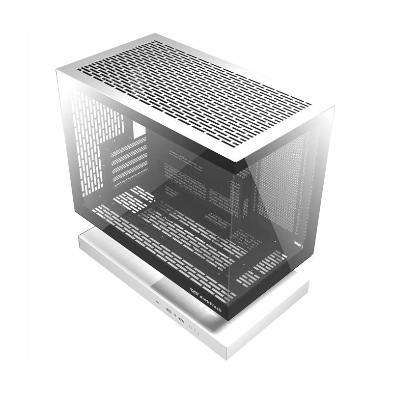 Darkflash F1 computer case (White) + 6 ARGB fans - Image 6