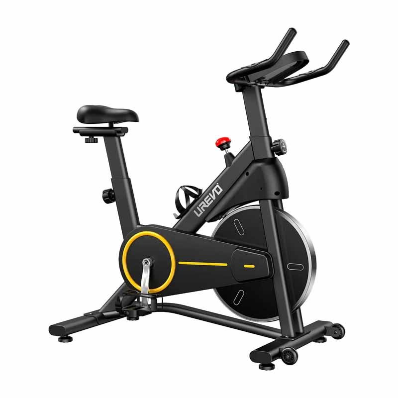 UREVO T1 exercise bike (black and yellow) - Image 2