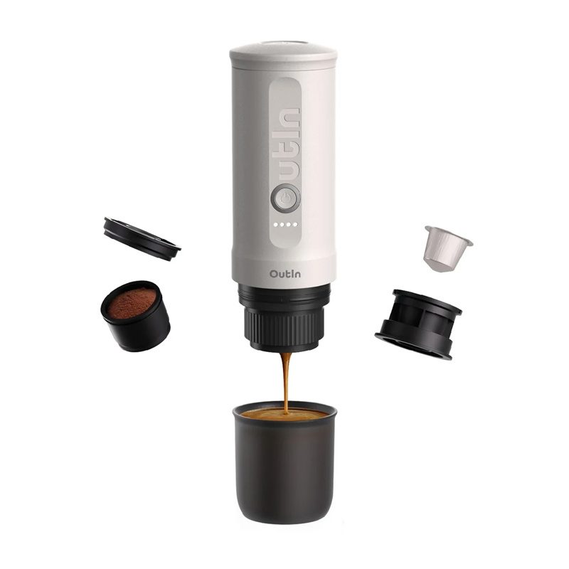 Outin Nano 7500mAh Portable Coffee Maker (White) - Image 4