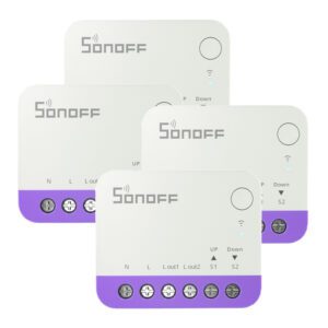 Sonoff MINI-RBS WiFi Smart Mini Roller Shutter Switch (4 pcs.)