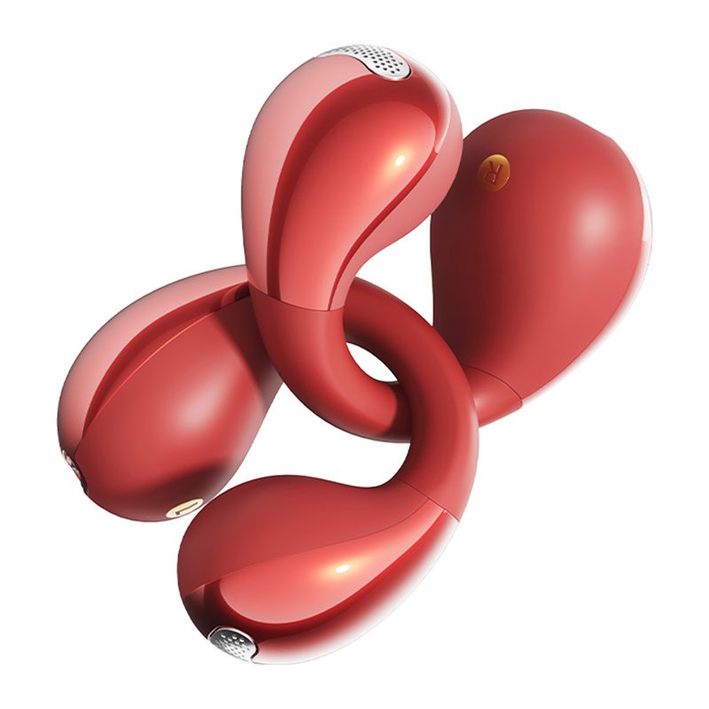 QCY Crossky Clip C30S Headphones (red) - Image 6